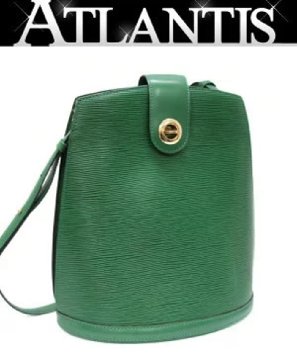 Louis Vuitton Cluny Shoulder Bag Epi Leather Borneo Green